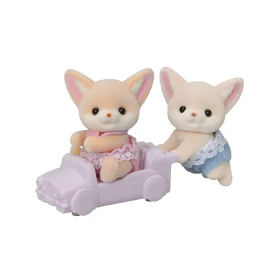 Image de Sylvanian Families 5697 Twin Desert Fox (renard du désert)