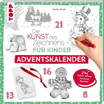 Produktbild von Die Kunst des Zeichnens für Kinder Adventskalender