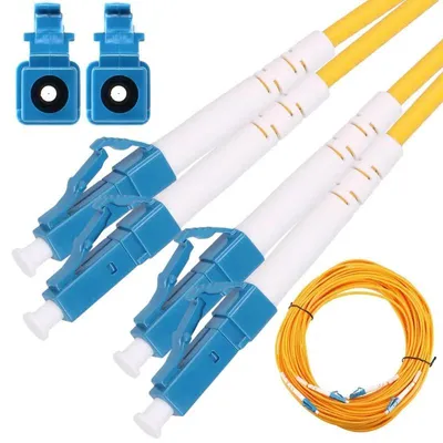 Produktbild von Extralink LWL Patchkabel LC/UPC-LC/UPC G652D Duplex 0,5m