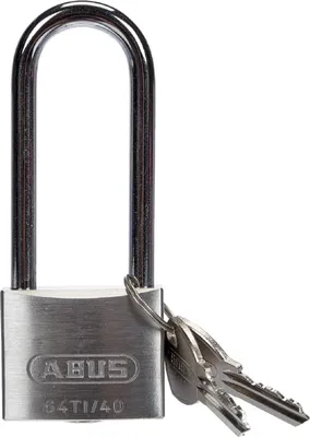 Obrázek produktu pro Visací zámek ABUS Titalium 64TI/40HB63 gl.-6411 - s vysokým třmenem - stupeň zabezpečení ABUS 5