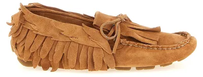 Image de Alberta Ferretti mocassins en cuir de veau marron