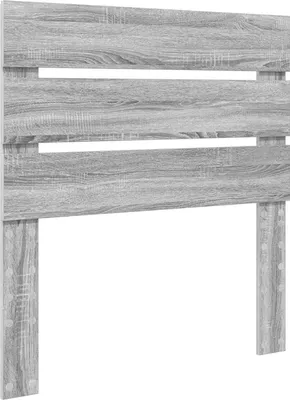 Image de Tête de lit vidaXL en bois composite gris Sonoma