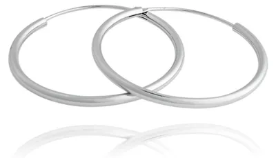 Immagine prodotto di Orecchini rotondi in argento senza tempo SVLE0208XD500 - Diametro: 4 cm