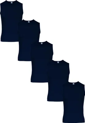 Immagine prodotto di Maglietta intima BASIC MAX, confezione da 5, blu scuro, XL Maxte