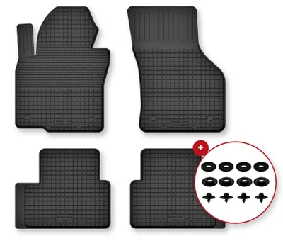 Immagine prodotto di Tappetini gomma vasca per BMW X1 U11 2022- Set 4 pezzi con clip