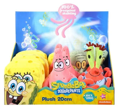 Obrázek produktu pro Plyšová hračka Simba, Spongebob Squarepants, náhodný výběr, 20 cm
