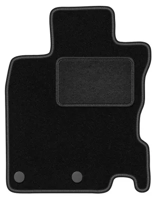 Image de Tapis conducteur en moquette pour Nissan Qashqai II J11 2013- (crossover) – 1 pièce, noir, sur mesure – Wielganizator LUX