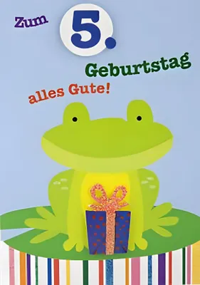 Produktbild von Anlässe für Kartentruhe Kindergeburtstag Motiv 5