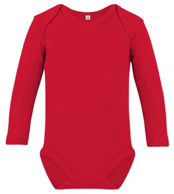 Immagine prodotto di Link Kids Wear - Body per neonati "Bailey 02", Cotonelogico, maniche lunghe LT5435 (68) (rosso)