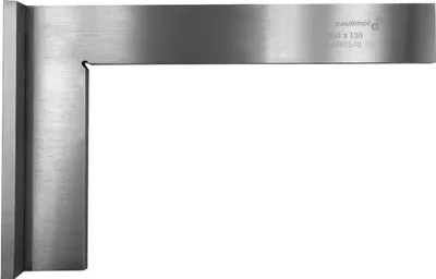 Produktbild von PAULIMOT Anschlagwinkel 90° 200 x 130 mm, DIN875/1, rostfrei