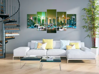 Immagine prodotto di NEW YORK CITY Quadro di vetro acrilico Quadri di vetro moderni da parete d-C-0015-k-o
