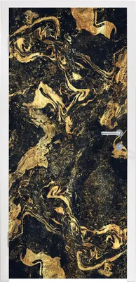 Produktbild von MuchoWow® Türtapete Selbstklebende Türfolie Marmor - Luxus - Gold 85x205 cm Türposter Türaufkleber Klebefolie Türklebefolie - Türverzierung - Türen Dekoration - Plakaten