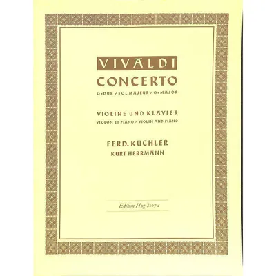 Produktbild von Concerto G-Dur F.I:173 für Violine und Streichorchester :für Violine und Klavier