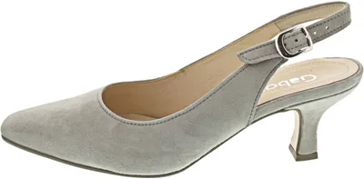 Produktbild von Gabor 41.510 Damenschuhe - Sling Pumps grau Elegant NEU