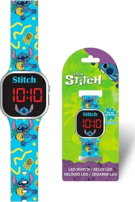 Produktbild von Kids Licensing Led Stitch Uhr Blau Blau One Size