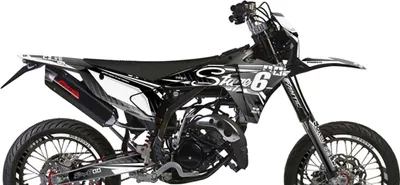 Productafbeelding van Stage6 witte decoratiefolie set voor Fantic Xm 50, modeljaar 2023 en later