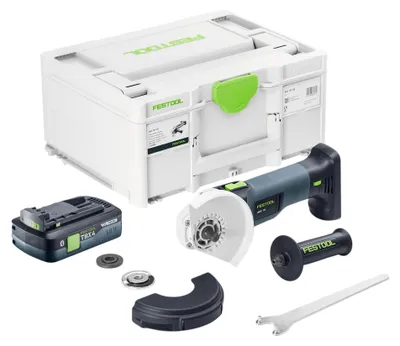 Produktbild von Festool AGC 18-125 EB-Basic Akku Winkelschleifer 18 V 125 mm Brushless + 1x Akku 4,0 Ah + Systainer - ohne Ladegerät