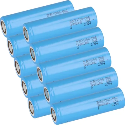 Produktbild von 10x Samsung INR21700-50E 3,6V 5000mAh 10A Li-Ion-Akku