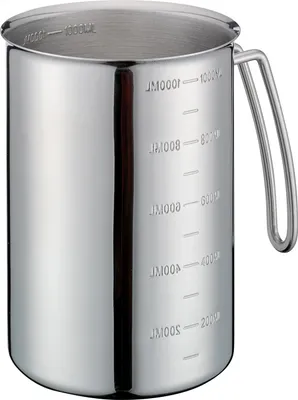Produktbild von Küchenprofi Messbecher 1 L, Edelstahl