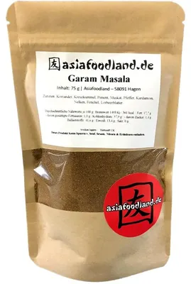 Produktbild von Asiafoodland - Garam Masala - Hochwertige Gewürzmischung - 75g