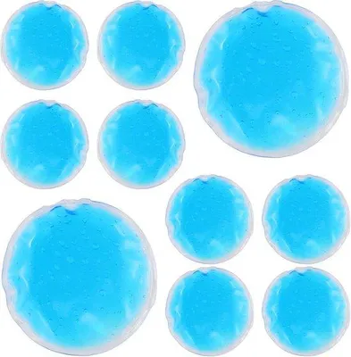 Productafbeelding van 10 herbruikbare ijspakkingen voor pijnverlichting en thermotherapie - Koelpads voor zwellingen en herstel