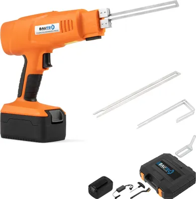 Produktbild von BAUTEC Styroporschneider Akku STYROCUTTER 200W » Set 2 » Kofferset inkl. 2 Akkus » Hartschaumschneider » Handgerät