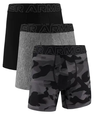 Obrázok produktu pre Pánske boxerky Under Armour Standard Tech, šírka 15,2 cm, viacbalenie, čierna farba, vzor Neo Cam