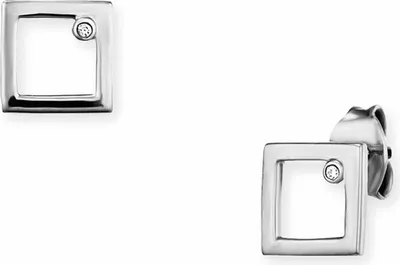 Produktbild von cai Ohrstecker 925/- Sterling Silber 7mm weiß Zirkonia weiß 273220692