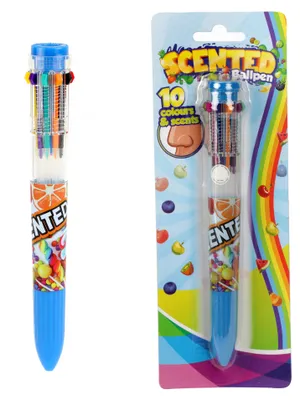 Produktbild von Toi-Toys - Großer Kugelschreiber mit 10 Farben und Düften Schreiben Stift Früchte