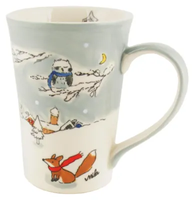 Produktbild von Mila Keramik-Teebecher Winterwald
