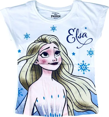Produktbild von T-Shirt Disney Frozen Elsa Weiß 98 cm