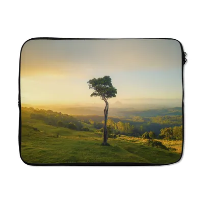 Produktbild von MuchoWow® Laptop Hülle 15 Zoll Sonnenaufgang über Queensland Laptoptasche - Laptoptasche - Sleeve - Rundum-Schutz