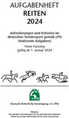 Produktbild von Aufgabenheft - Reiten 2024