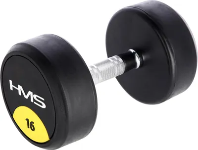 Produktbild von Hg Pro 16 Kg Gummierte Kurzhantel Hms