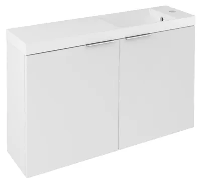 Productafbeelding van Sapho LATUS X onderkast met wastafel, 80x54,5x22 cm, wit