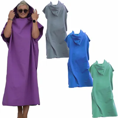 Produktbild von Mikrofaser Surf-Poncho für Männer und Frauen