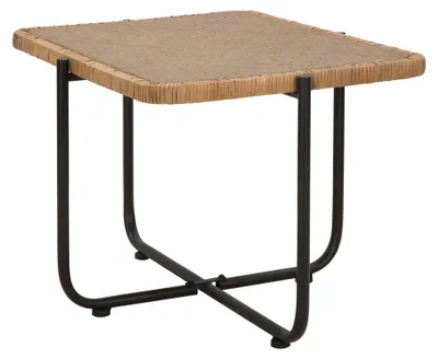 Produktbild von Fali - Couchtisch, 75x55x47h cm Braun, Rattan-Optik