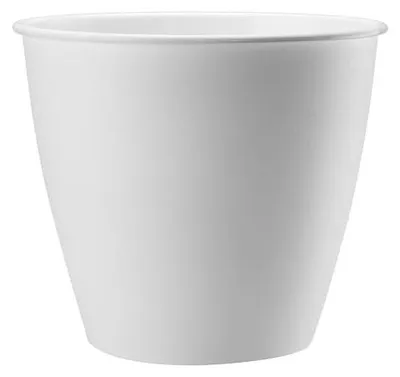 Zdjęcie produktu dla Doniczka plastikowa okrągła Azalia biała 17x15,7cm