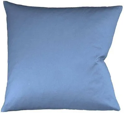 Produktbild von fleuresse Mako Satin Kissenbezug Colours Uni 40x60 cm Denim