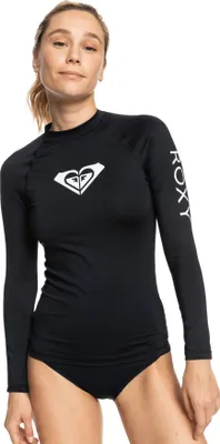 Produktbild von Roxy Erjwr03547 Whole Hearted Langarm-rash Guard Schwarz S Frau Schwarz S