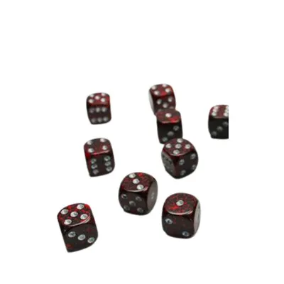 Produktbild von Chessex W6x36 Würfelset Speckled Silver Volcano