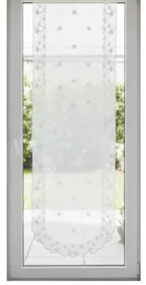 Produktbild von Fensterbild Jacquard weiß von Albani - Größe (HxB): 180x60cm