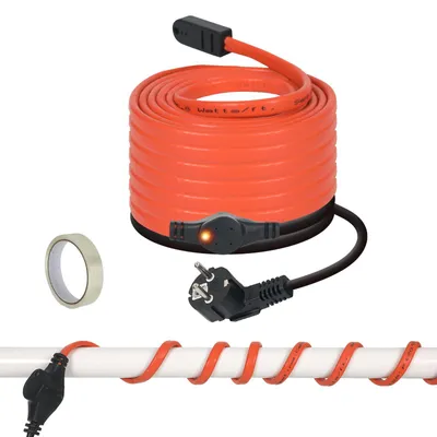 Heizkabel 10 m, selbstregulierend, mit Thermostat, IP65