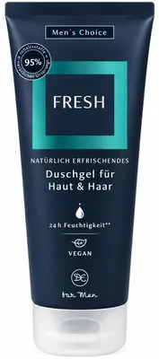 Produktbild von Men's Choice FRESH – Duschgel für Haut & Haar, 200 ml