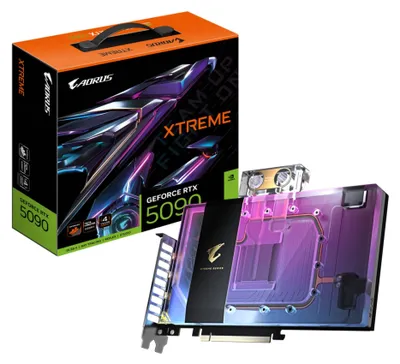 Immagine prodotto di Gigabyte RTX5090 AORUS Xtreme WF WB  32GB GDDR7 HDMI 3xDP