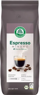 Produktbild von Minero Kaffee Espresso ganze Bohne 1000g von Lebensbaum