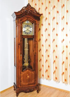 Produktbild von Casa Padrino Luxus Barock Standuhr Braun H. 230 cm - Prunkvolle Barock Möbel