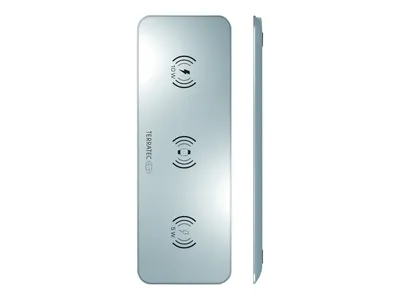 Produktbild von Terratec ChargeAIR All, Innenraum, 9 V, Kabelloses Aufladen, Aluminium