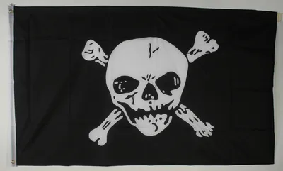 Produktbild von Flagge Fahne : Pirat Skull and Bones