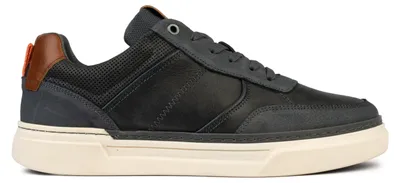 Produktbild von Bufflox Laufschuhe für Herren, marineblau, aus Leder